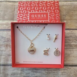 GUESS Interchangeable Charms Necklace Set